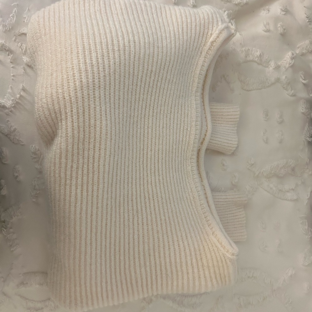 SHEIN Cream Cowl Neck Sweater